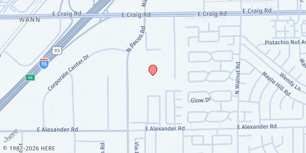 Map showing Three Square Food Bank - Multiple Locations at 4190 N Pecos Rd, Las Vegas, NV