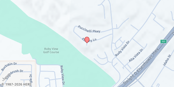 Map showing Montello Food Pantry at Old Court house corner of 4th and A st, Montello, NV