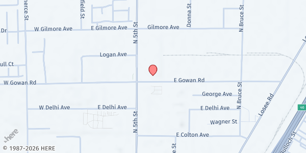 Map showing Helping Hand of Vegas Valley - North Las Vegas at 3640 N 5th St #130, North Las Vegas, NV
