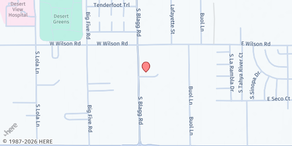 Map showing Nevada Outreach Training Organization - Pahrump at 621 S Blagg Rd, Pahrump, NV