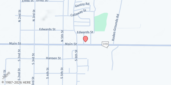Map showing Caliente Senior Citizens Inc. at 10 Atchison Dr, Panaca, NV