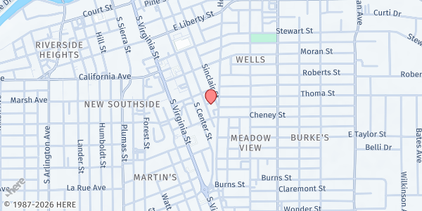 Map showing Children's Cabinet at 777 Sinclair Street, Reno, NV