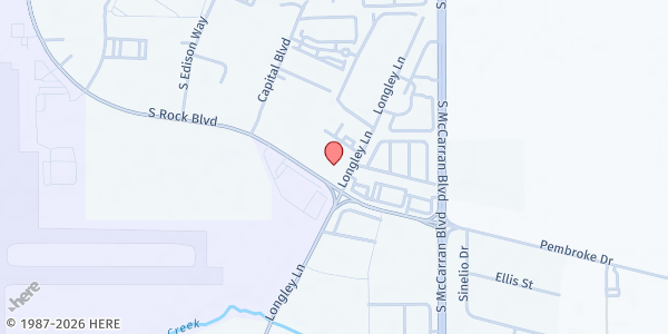 Map showing Children's Cabinet - Rock at 1090 S Rock Blvd., Reno, NV