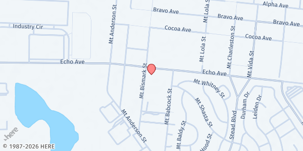 Map showing Desert Heights Elementary School at 13948 Mt. Bismark St., Reno, NV