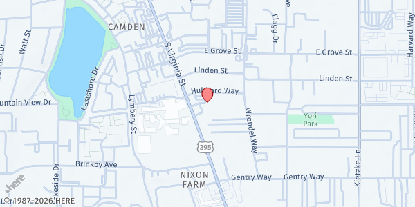 Map showing Faith Alive Christian Center at 120 Hubbard Way, Reno, NV