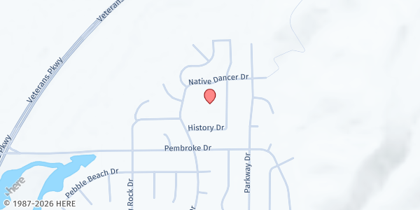 Map showing Hidden Valley Elementary School at 2115 Alphabet Dr., Reno, NV