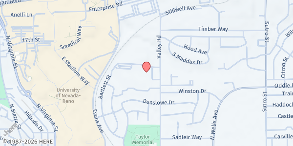 Map showing Lemelson Elementary at 2001 Soaring Eagle Dr., Reno, NV