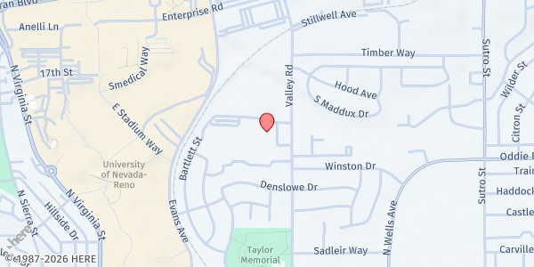 Map showing Lemelson STEM Academy Elementary School at 2001 Soaring Eagle Dr., Reno, NV