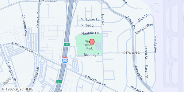 Map showing Neil Road Recreation Center - Mobile Harvest at 3925 Neil Rd, Reno, NV