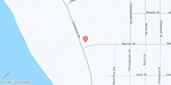 Map showing New Life Assembly of God at 11000 Lemmon Dr., Reno, NV