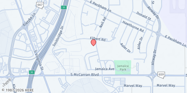 Map showing Smithridge STEM Academy Elementary School at 4801 Neil Rd, Reno, NV