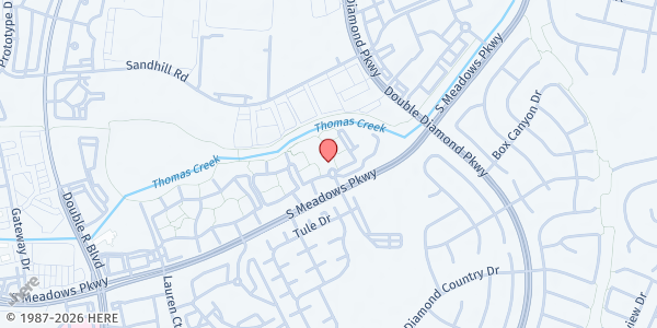 Map showing South Peak Apartments at 1205 S Meadows Pkwy, Reno, NV