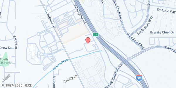 Map showing Vintage at the Crossings at 11565 Old Virginia Rd., Reno, NV