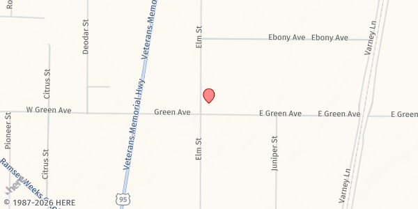 Map showing The Church of Jesus Christ of Latter-day Saints Silver Springs at 5470 Elm St., Silver Springs, NV