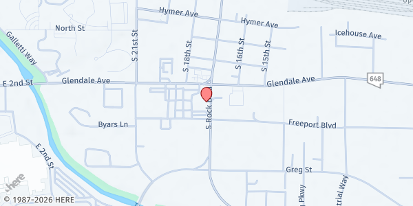 Map showing Baldini's Casino - Sports Book Entrance (Mobile Harvest) at 865 S. Rock Blvd., Sparks, NV