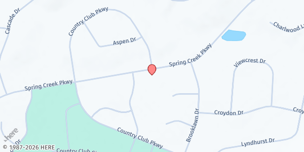 Map showing Spring Creek Baptist Church at 368 Spring Creek Pkwy, Spring Creek, NV