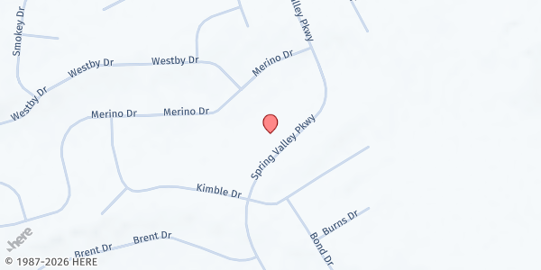 Map showing The Bridge Church at 836 Spring Valley Pkwy, Spring Creek, NV