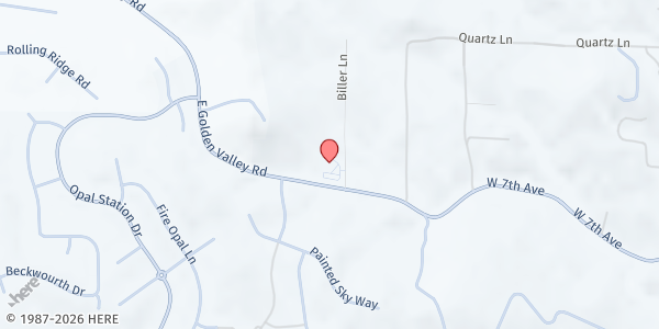 Map showing First Tongan United Methodist Church at 5705 Biller Ln., Sun Valley, NV