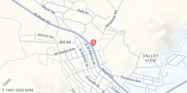 Map showing Salvation Army - Tonopah at 236 N Main St, Tonopah, NV