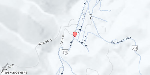 Map showing Community Chest Inc. at 991 S C St, Virginia City, NV