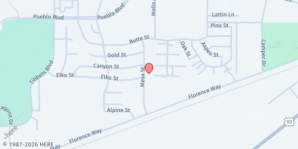 Map showing West Wendover Christian Center at 510 Mesa St, West Wendover, NV