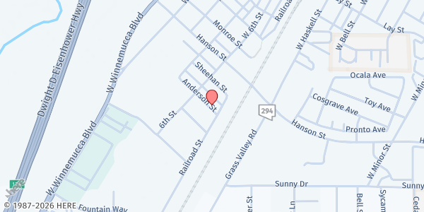 Map showing Frontier Community Action Agency - Winnemucca at 667 Anderson Street, Winnemucca, NV