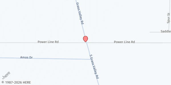 Map showing Grass Valley Community Center at 13295 Grass Valley Rd, Winnemucca, NV