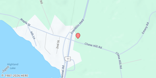 Map showing Andover Community | Anglican at 7 Chase Hill Rd, Andover, NH