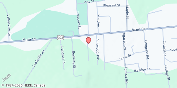 Map showing Bethlehem Hebrew Congregation at 39 Strawberry Hill Rd, Bethlehem, NH