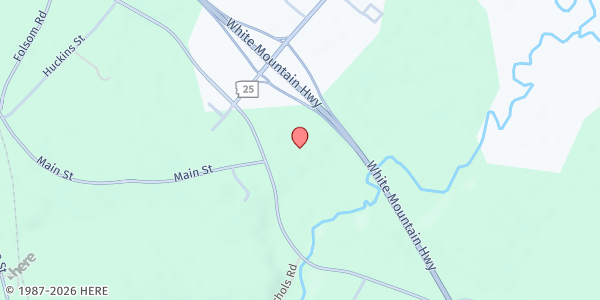 Map showing Ossipee Dinner Bell at 50 Route 16B, Center Ossipee, NH