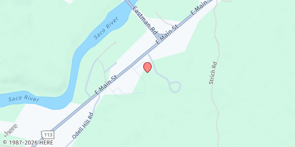 Map showing Journey Church Food Pantry at 15 Hutchins Dr., Conway, NH