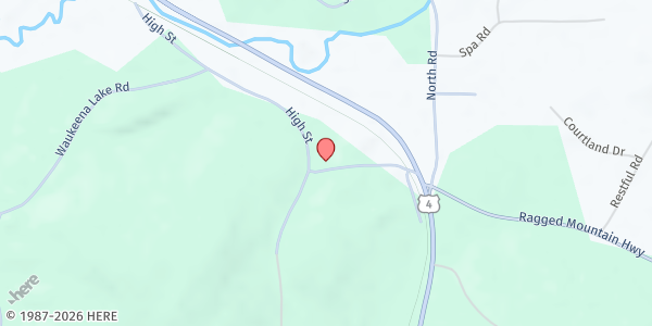 Map showing Danbury Workshop INC / Danbury Community Center at 15 High St., Danbury, NH