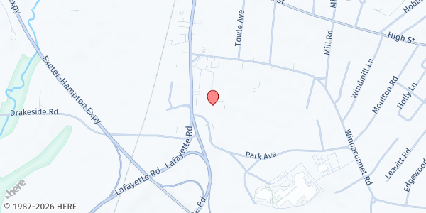 Map showing St. Vincent De Paul Food Pantry - Hampton at 289 Lafayette Rd, Hampton, NH