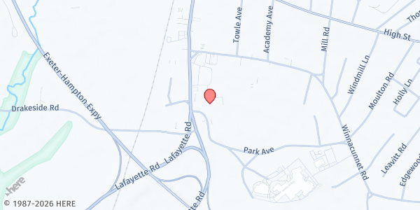 Map showing St. Vincent de Paul Society - Hampton at 289 Lafayette Rd, Hampton, NH