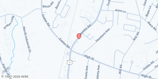 Map showing United Methodist Church at 525 Lafayette Rd, Hampton, NH