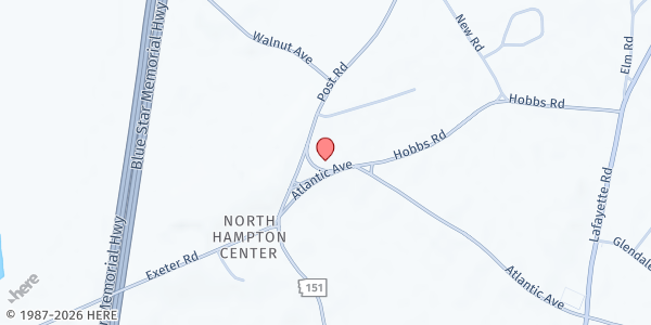 Map showing United Church of Christ - North Hampton at , North Hampton, NH