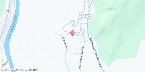 Map showing Trinity Church of the Nazarene at 41 Nazarene Dr, North Haverhill, NH