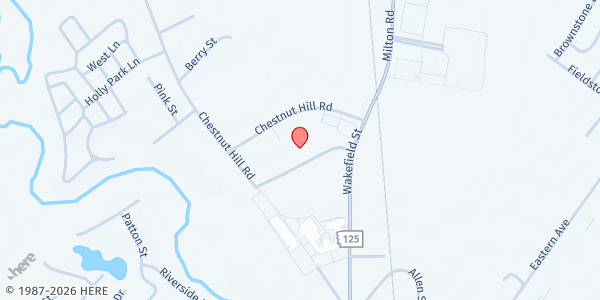 Map showing James Foley Memorial Community Center at James Foley Memorial Community Center, Rochester, NH