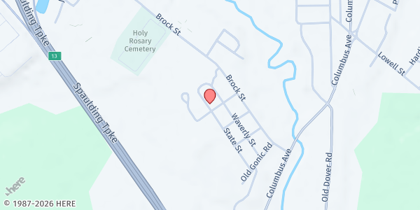 Map showing Strafford CAPSC - Rochester Food Pantry at 10 Cold Spring Manor, Rochester, NH