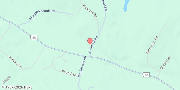 Map showing First Congregational Church of Wilmot U.C.C. at 19 N Wilmot Rd, Wilmot, NH