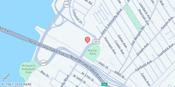 Map showing Good Samaritan Group at 1325 Kennedy Blvd, Bayonne, NJ