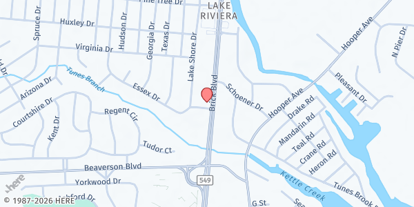 Map showing Destiny Community Food Pantry at 236 Brick Blvd, Brick Township, NJ