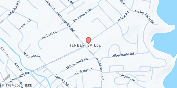 Map showing Epiphany Church Food Pantry at 621 Herbertsville Road, Brick Township, NJ