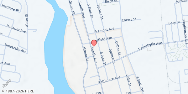Map showing A Servant's Heart at 305 South Avenue, Bridgeton, NJ