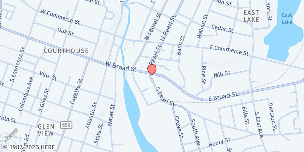 Map showing St. Andrew's At Bethany Grace at 31 Pearl Street, Bridgeton, NJ