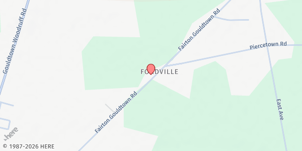 Map showing St. John United Methodist at 680 FORDVILLE ROAD, Bridgeton, NJ