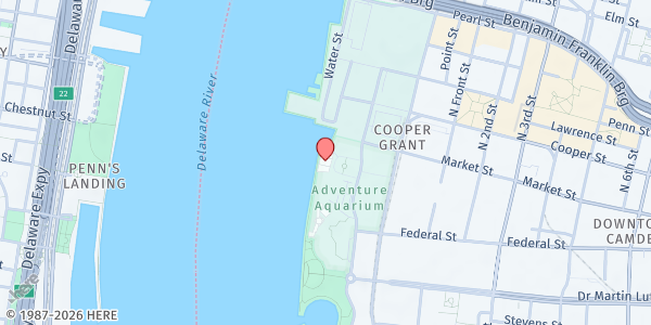 Map showing Better Tomorrows at 1800 S 9th St, Camden, NJ