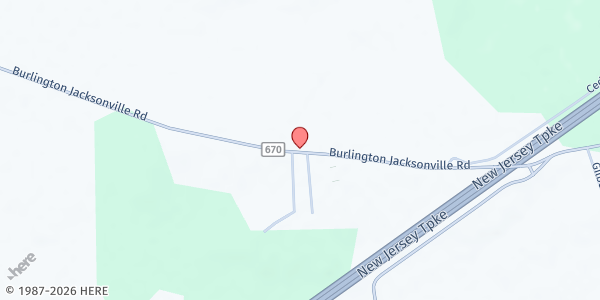 Map showing Koinonia Family Life, Inc. at 1657 Mt. Ephraim Avenue, Camden, NJ