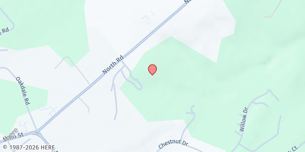 Map showing Chester Food Pantry at 100 North Road, Chester, NJ