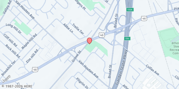 Map showing City Green - Clifton at 171 Grove Street, Clifton, NJ